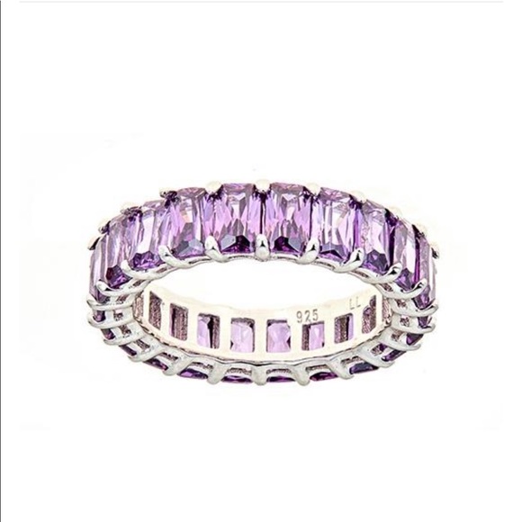 PURPLE ETERNITY RING 💜 - Picture 1 of 2
